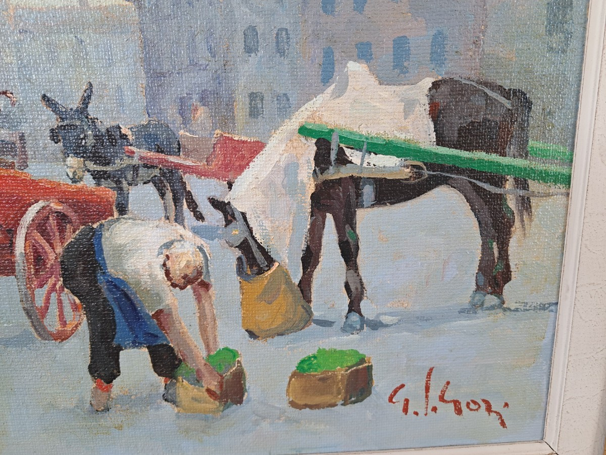 Gino Paolo Gori, "Controluce", olio su tela-photo-4