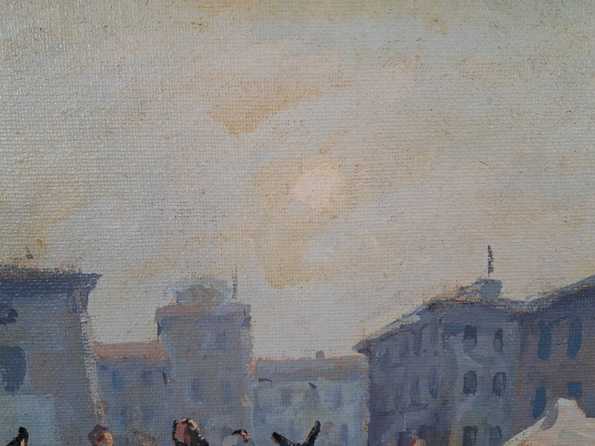 Gino Paolo Gori, "Controluce", olio su tela-photo-6