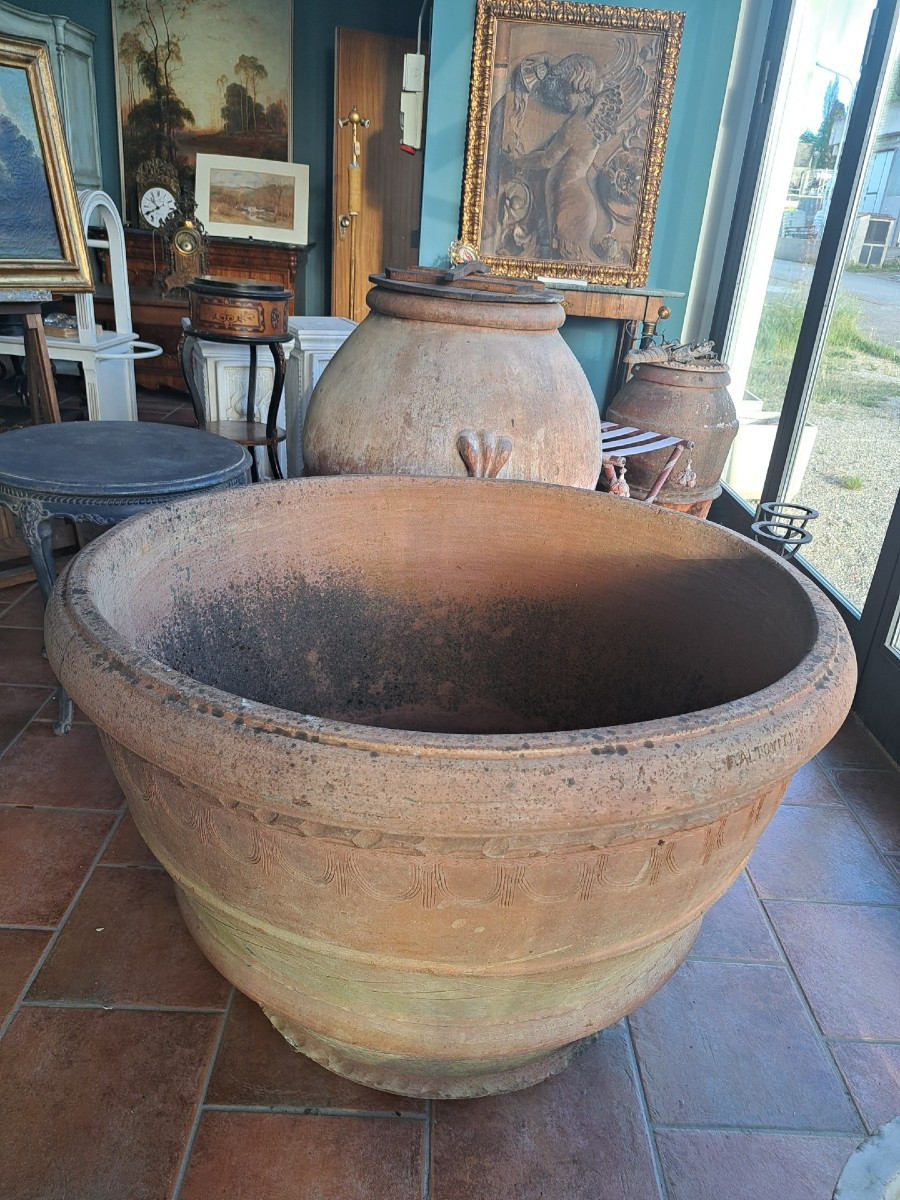 Grande conca in terracotta Altoviti, Impruneta-photo-4