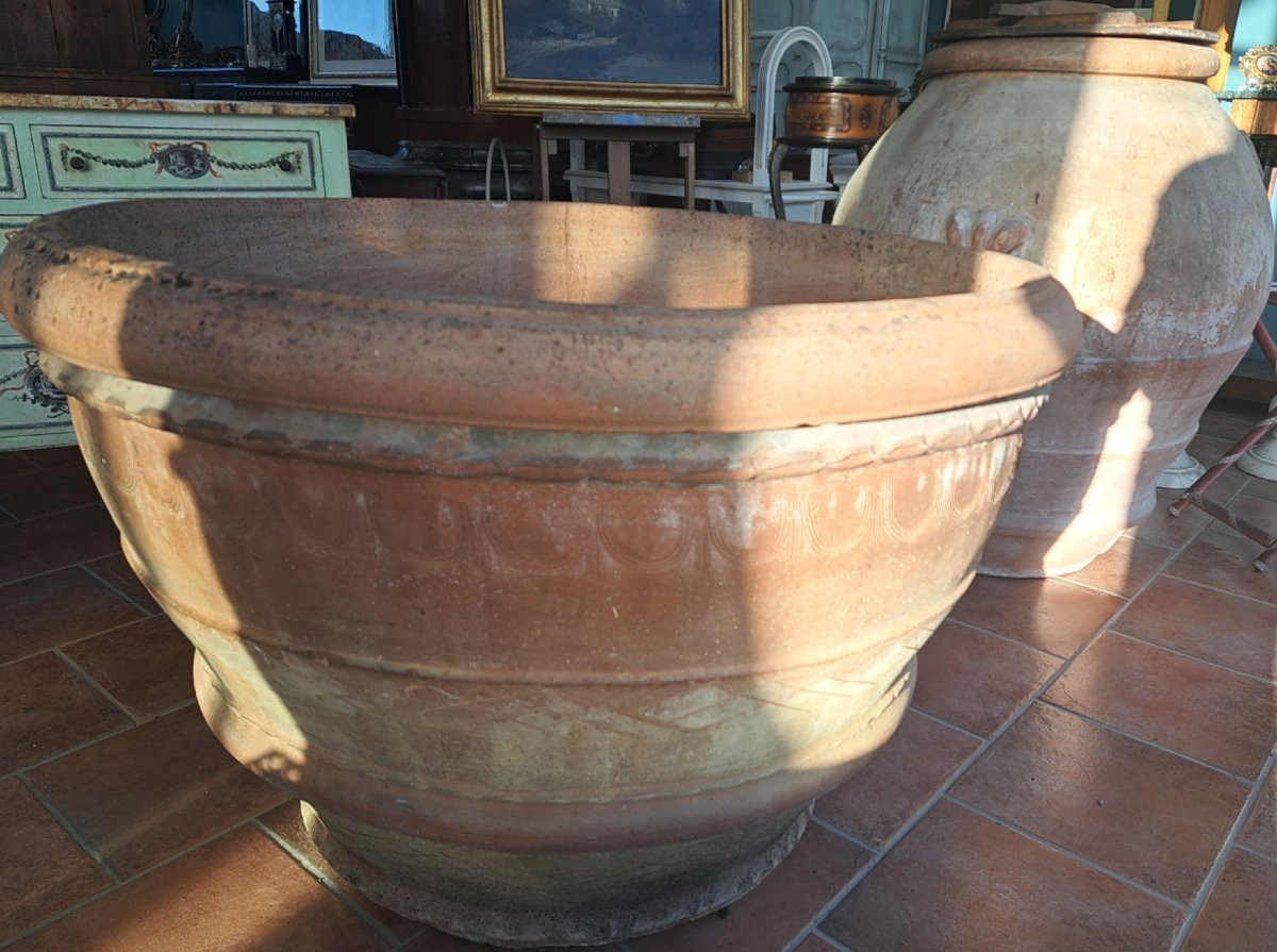 Grande conca in terracotta Altoviti, Impruneta-photo-4