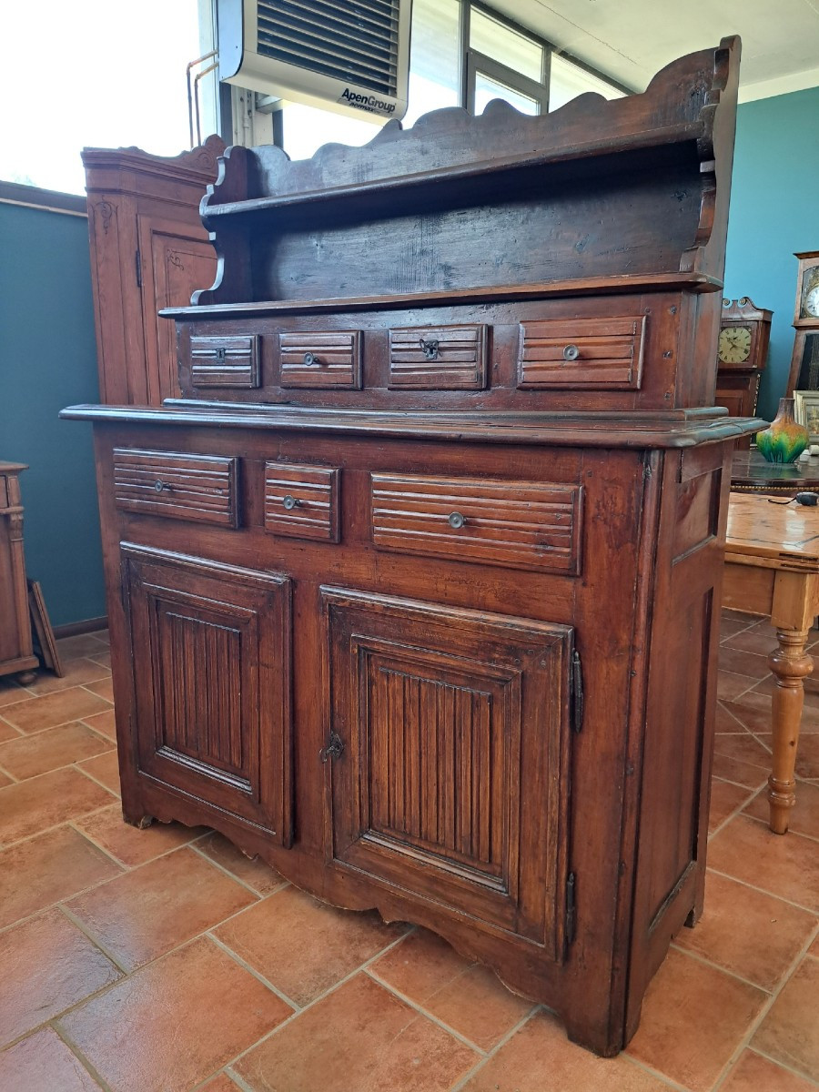 Credenza in ciliegio del '700 con alzata-photo-2