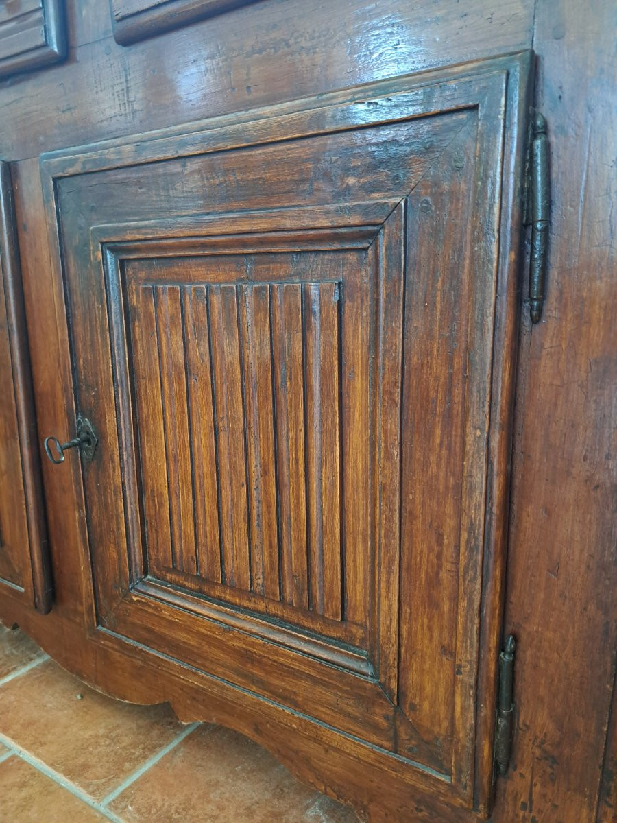 Credenza in ciliegio del '700 con alzata-photo-2