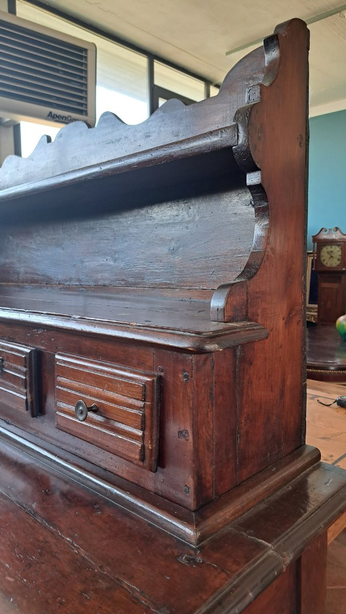 Credenza in ciliegio del '700 con alzata-photo-4