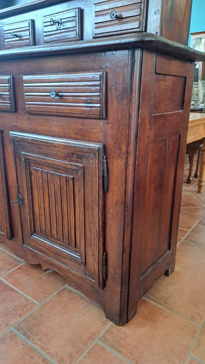 Credenza in ciliegio del '700 con alzata-photo-5