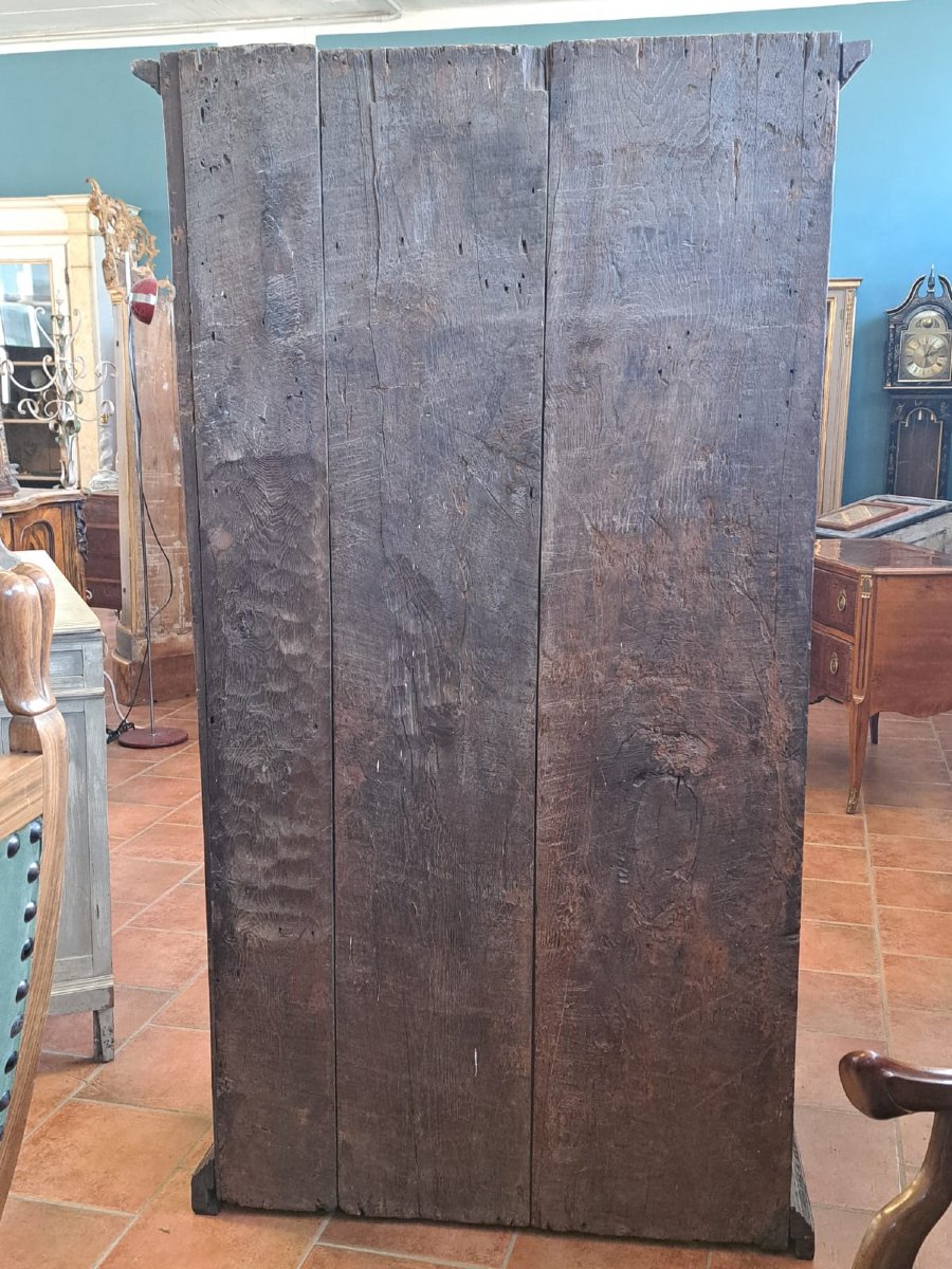 Armadio credenza del ‘600 in castagno-photo-5