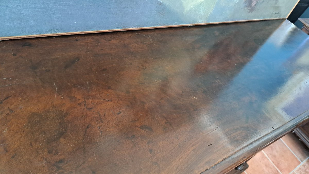 Credenza del '600 in noce-photo-5
