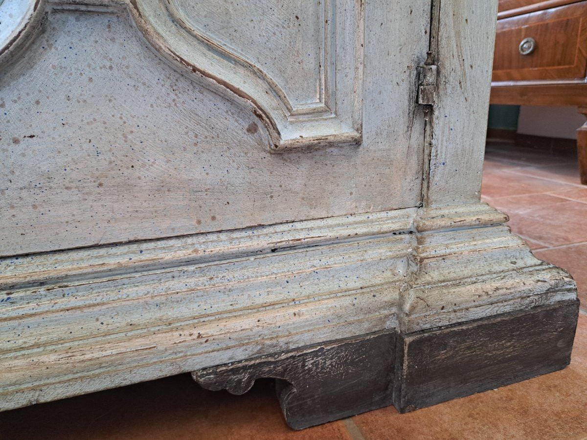 Credenza a 3 ante dipinta dell' Ottocento-photo-5