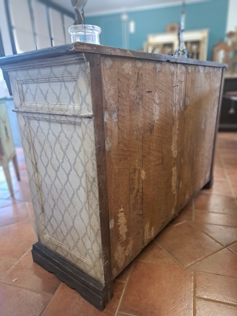 Grande credenza laccata dell'Ottocento-photo-4
