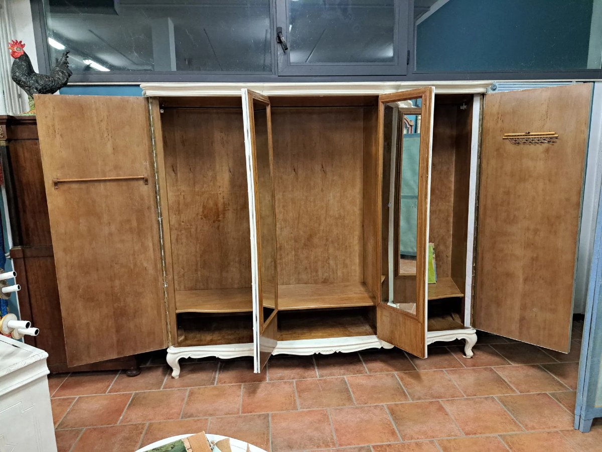 Armadio a 4 ante dipinto-photo-2