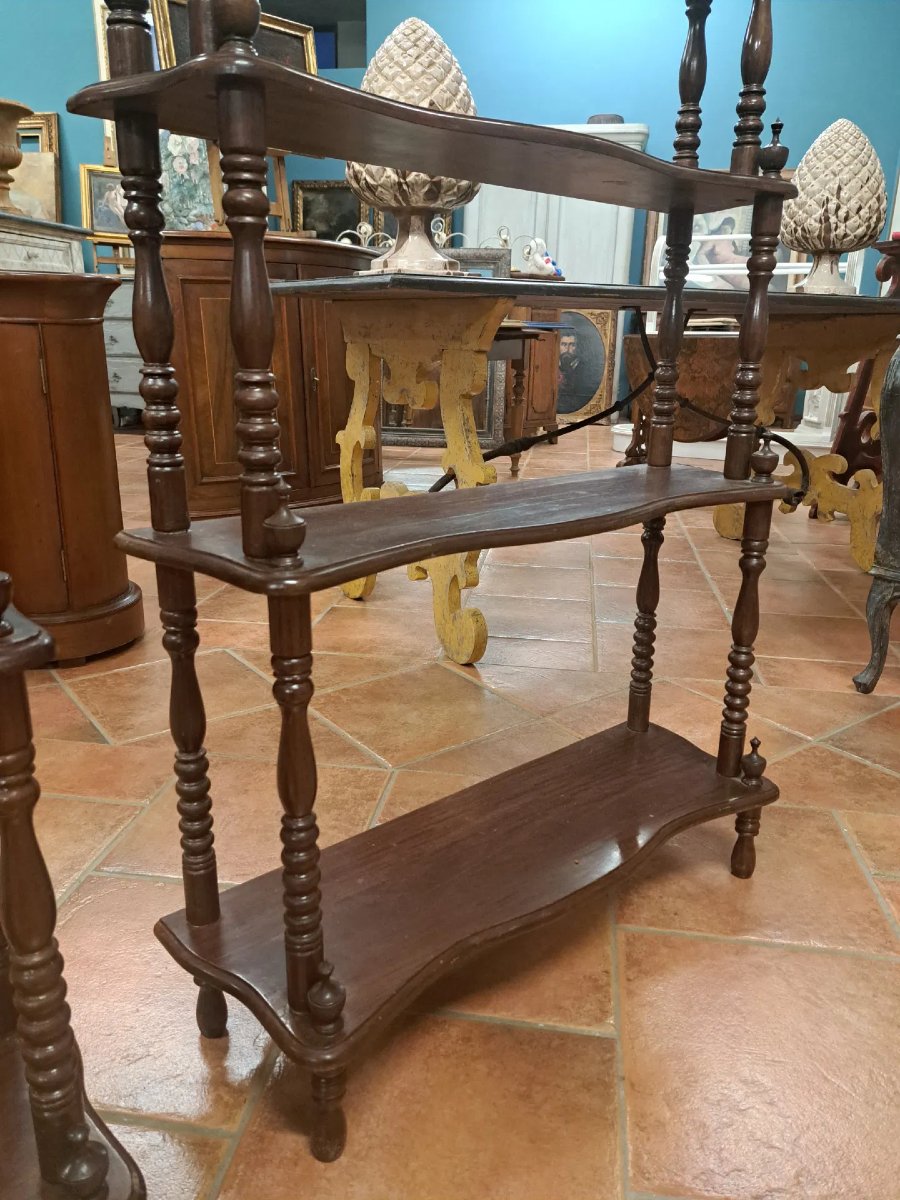 Tre piccole librerie étagères in palissandro-photo-3