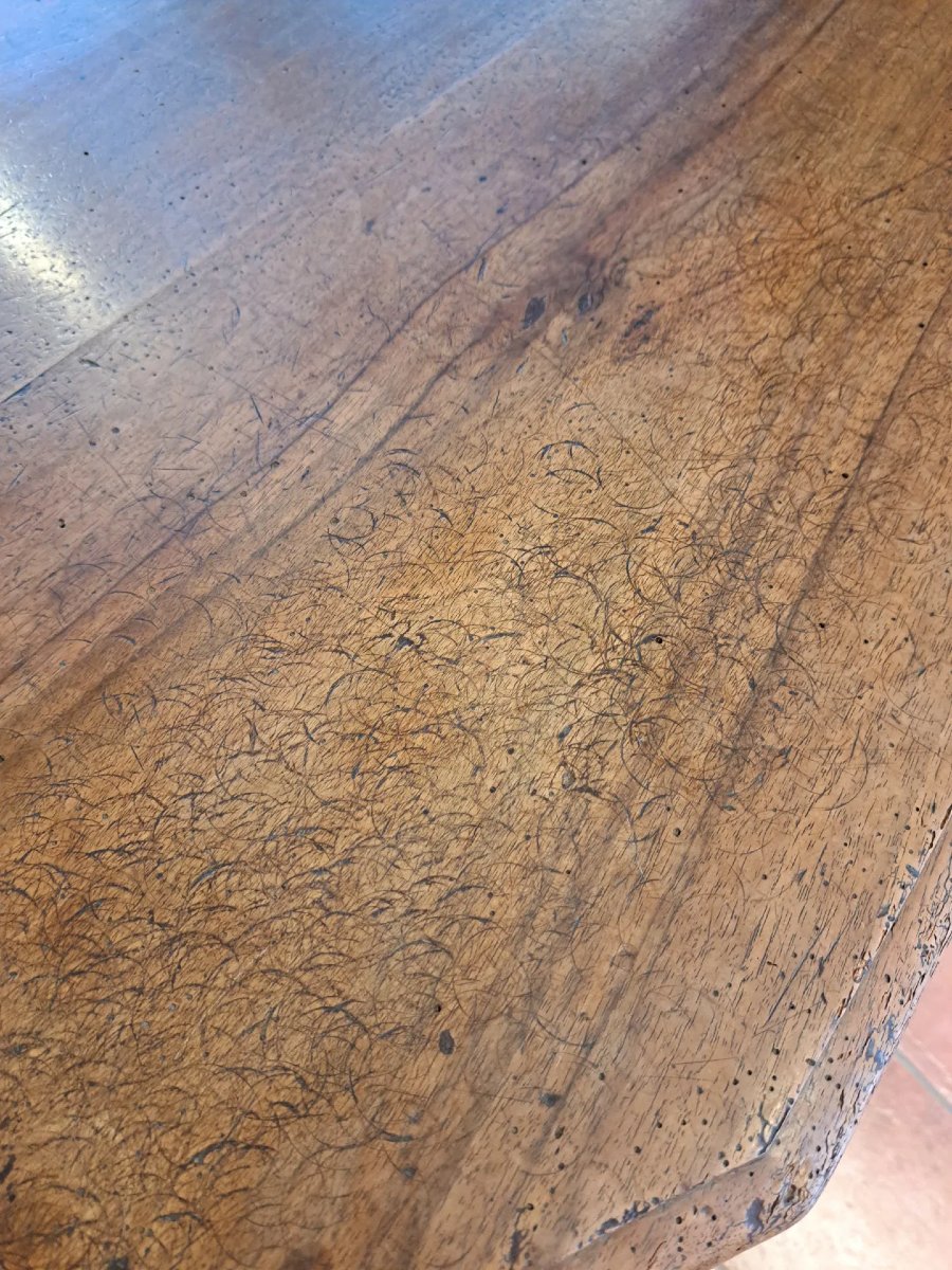 Coppia di credenze da sagrestia in noce filettato del "600-photo-6