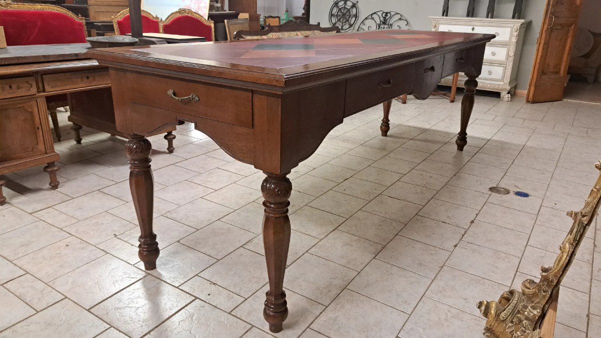 Grande tavolo da negozio a 7 cassetti-photo-1