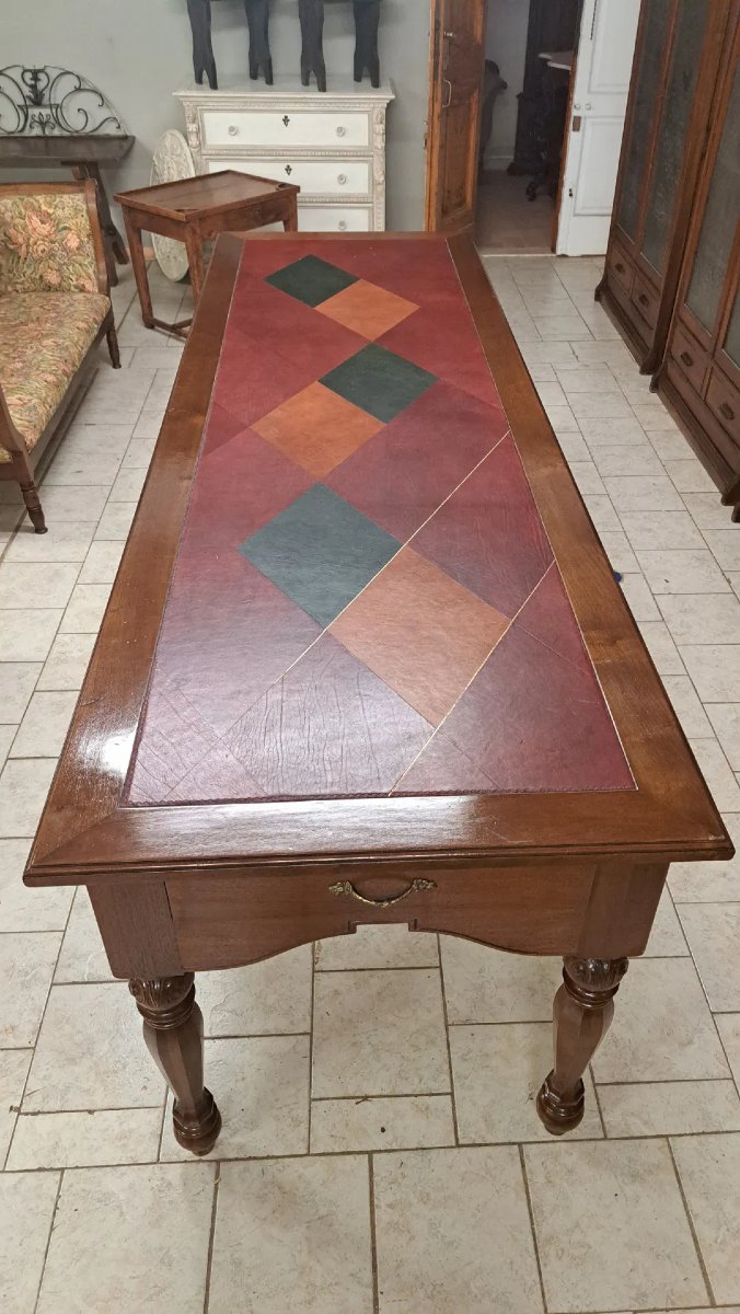 Grande tavolo da negozio a 7 cassetti-photo-3