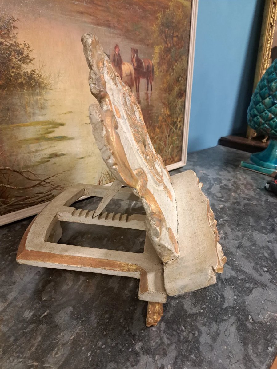 Leggio laccato e dorato del '700-photo-3