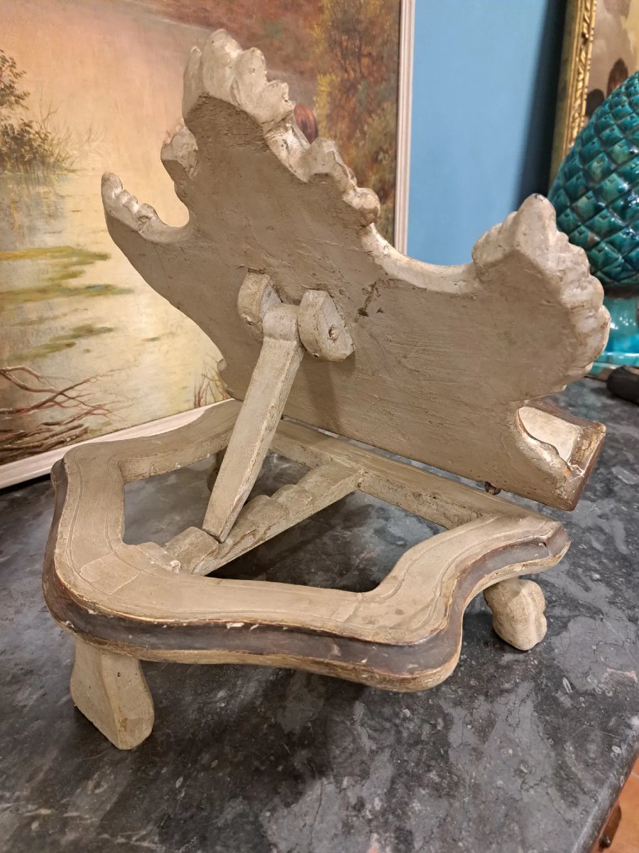 Leggio laccato e dorato del '700-photo-2