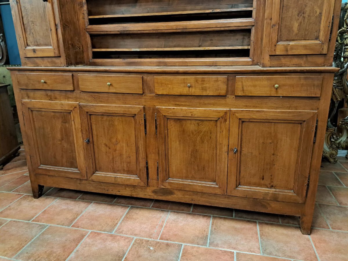 Credenza 4 ante con alzata della fine del '700-photo-2