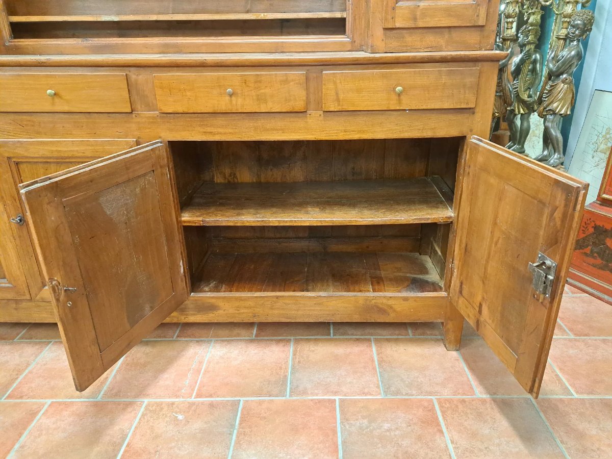 Credenza 4 ante con alzata della fine del '700-photo-2