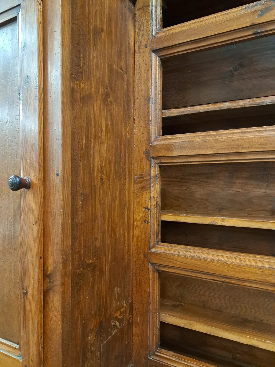 Credenza 4 ante con alzata della fine del '700-photo-4