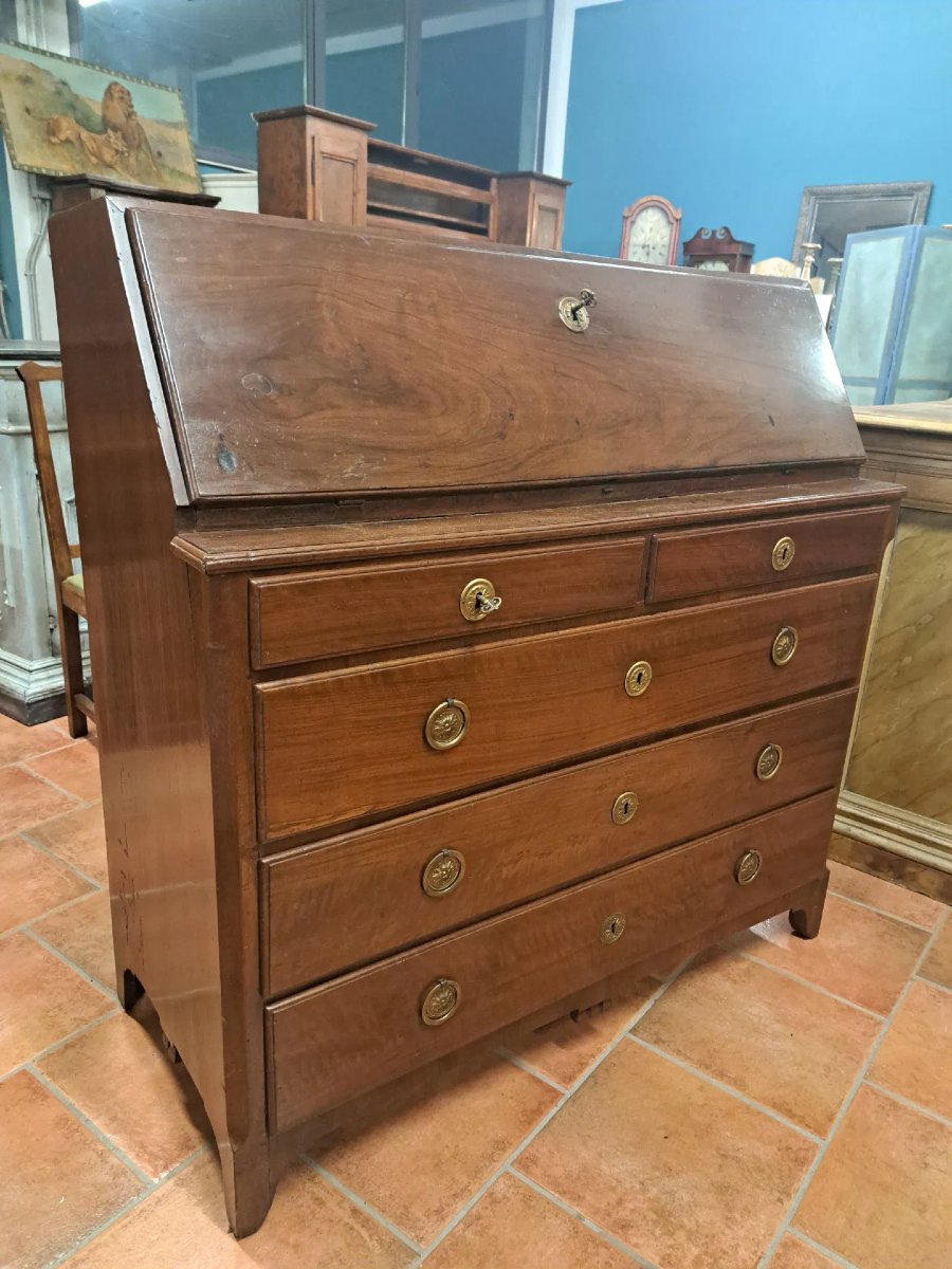 Ribalta Direttorio in noce, seconda metà del '700-photo-4