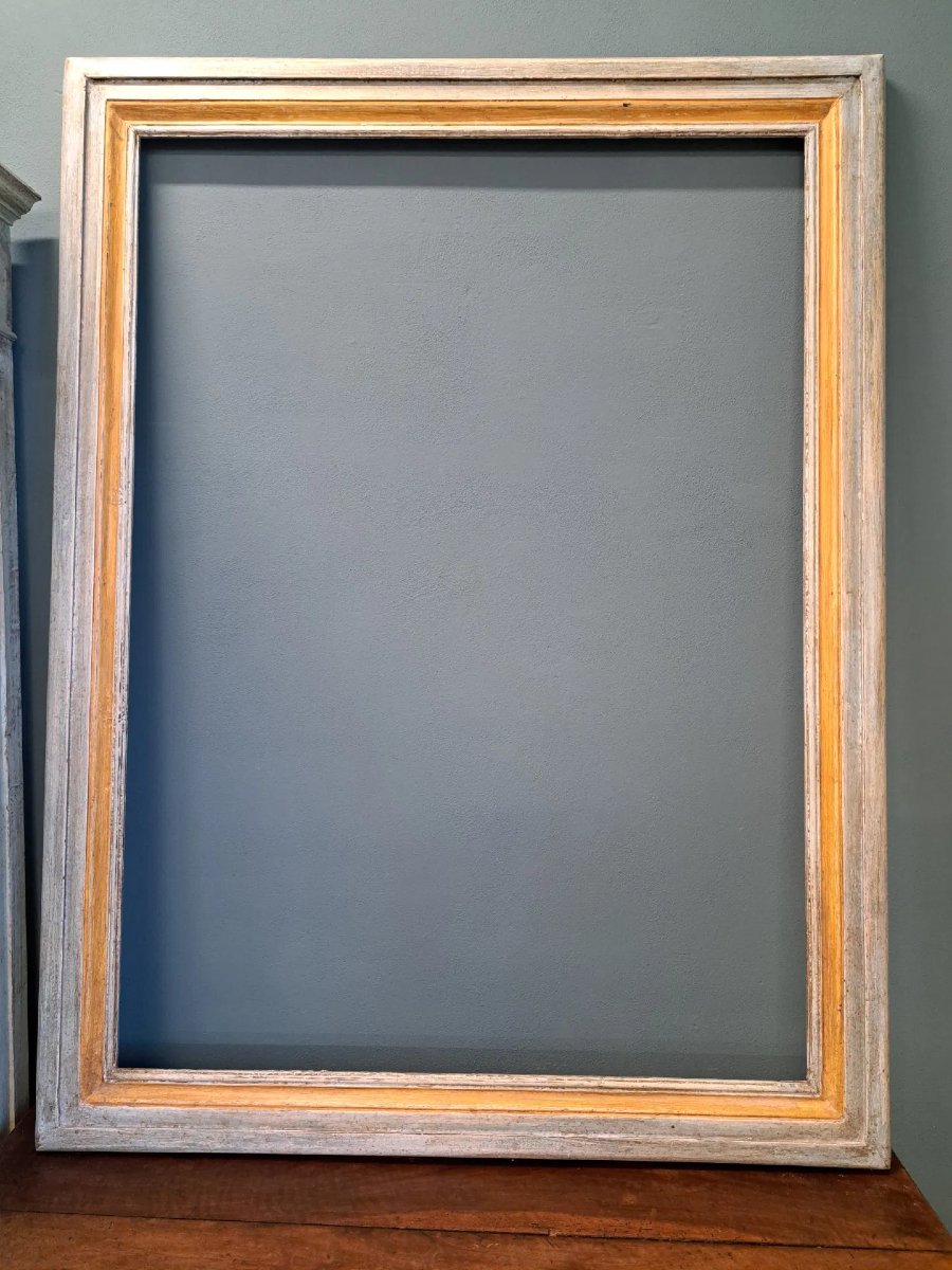 Grande cornice dell'Ottocento laccata-photo-2