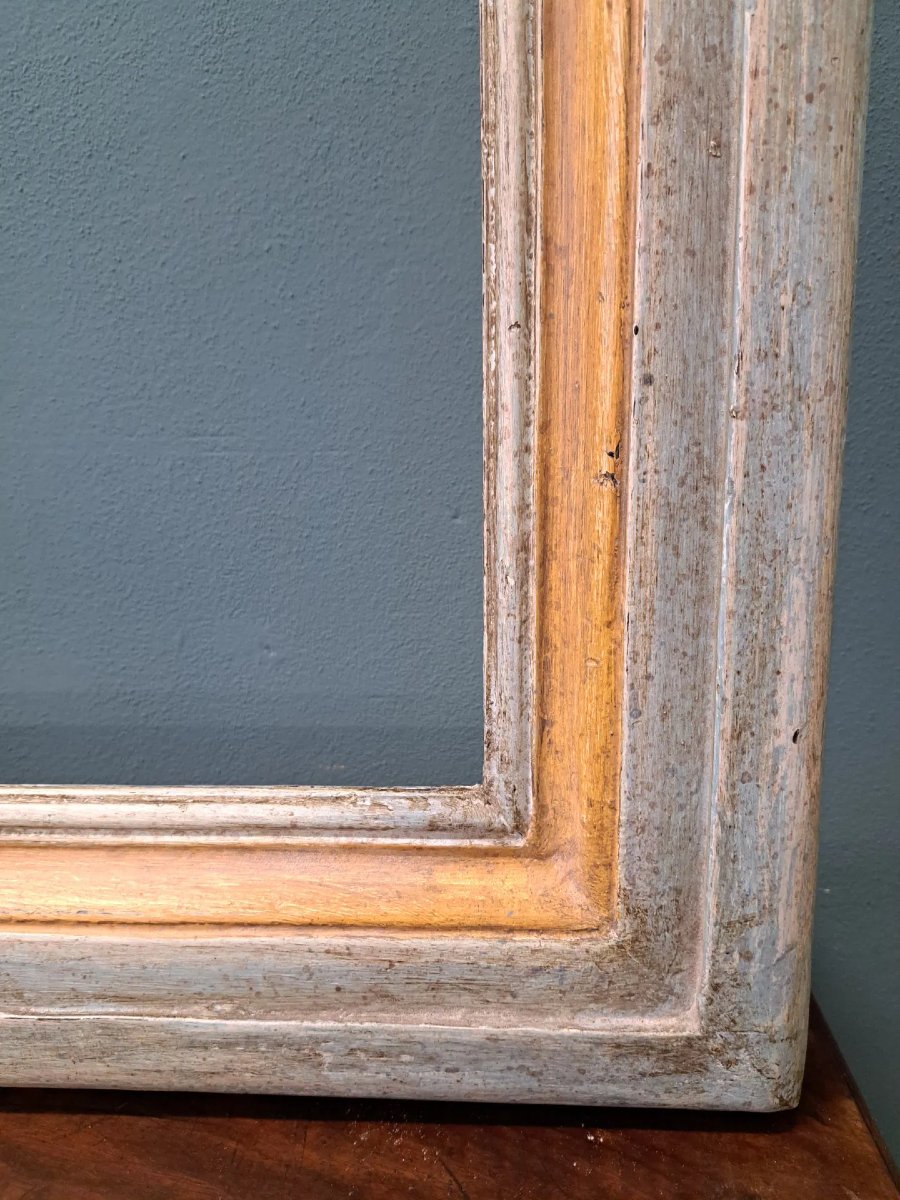 Grande cornice dell'Ottocento laccata-photo-3