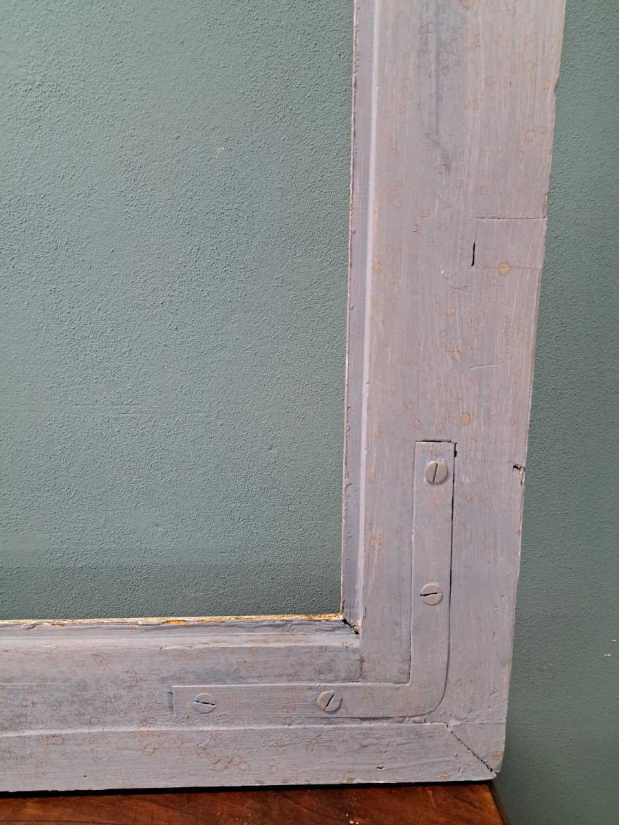 Grande cornice dell'Ottocento laccata-photo-3