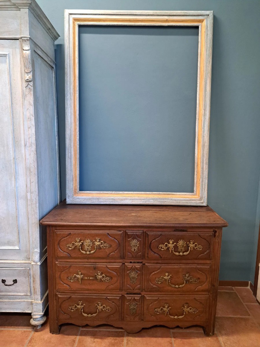 Grande cornice dell'Ottocento laccata