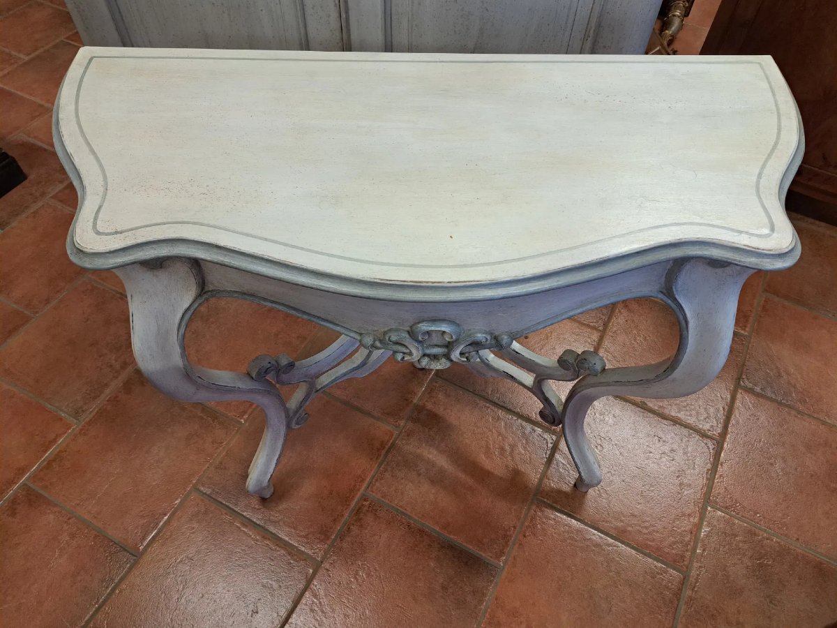 Consolle dipinta dell'Ottocento-photo-2