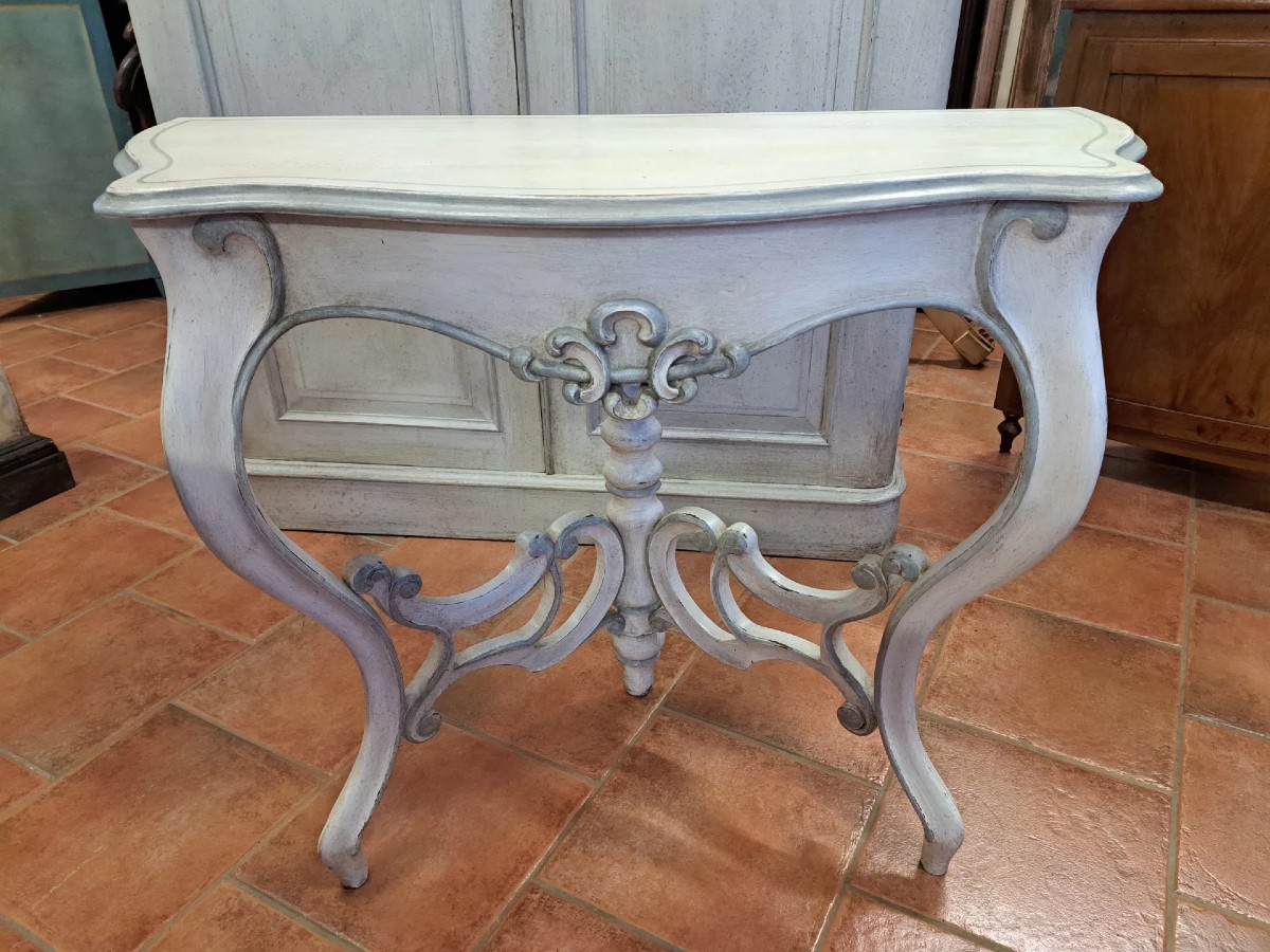 Consolle dipinta dell'Ottocento