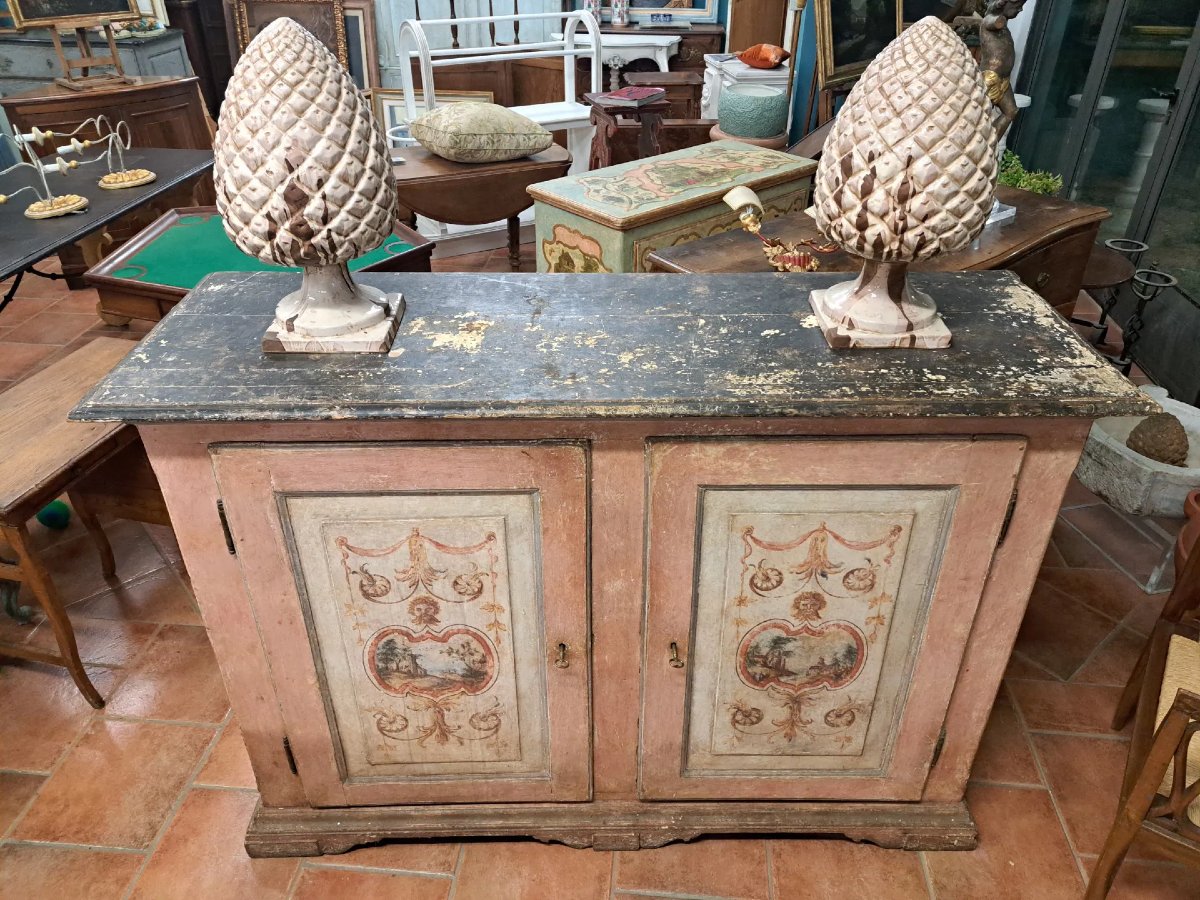 Credenza dipinta a grottesche-photo-1