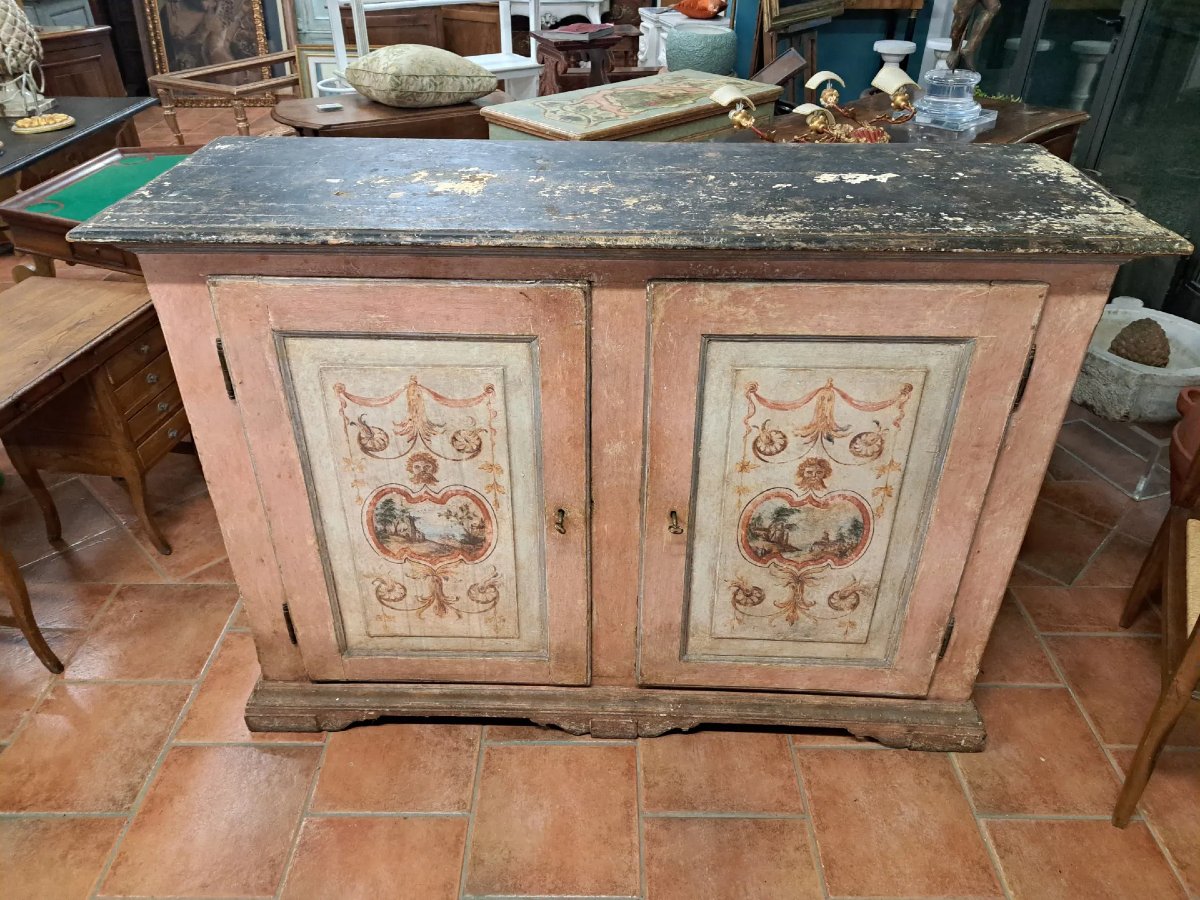 Credenza dipinta a grottesche-photo-4