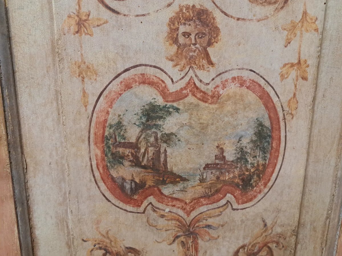 Credenza dipinta a grottesche-photo-5