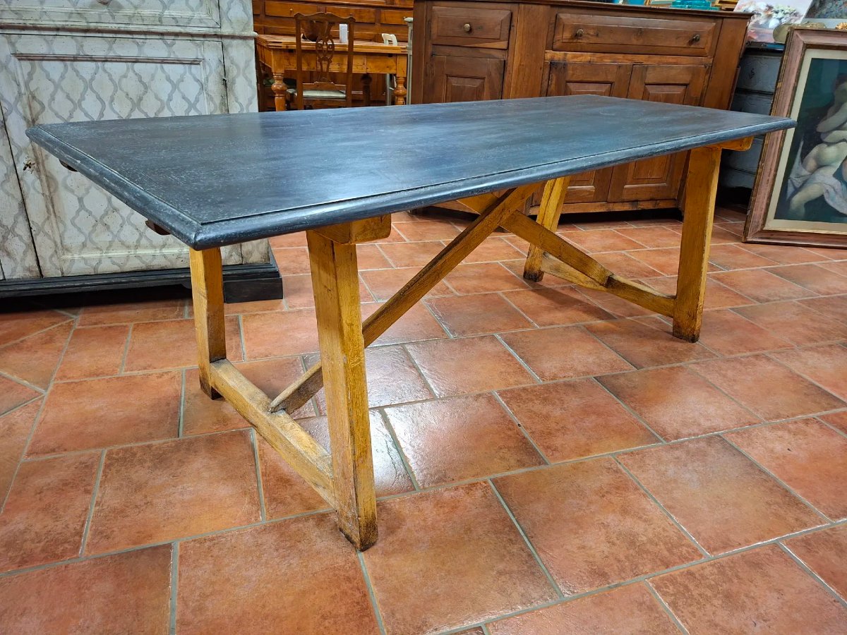 Tavolo a capra dipinto-photo-4