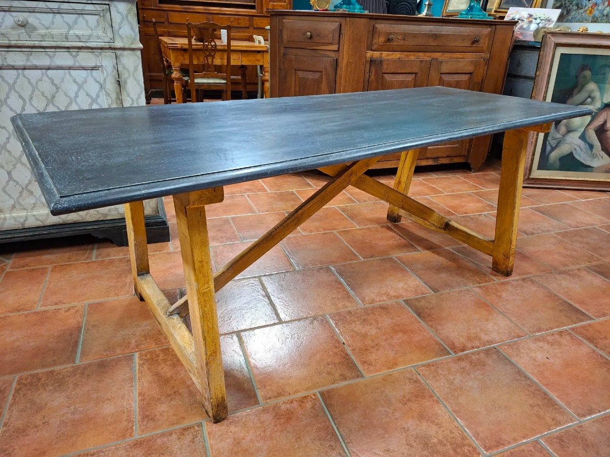 Tavolo a capra dipinto-photo-3
