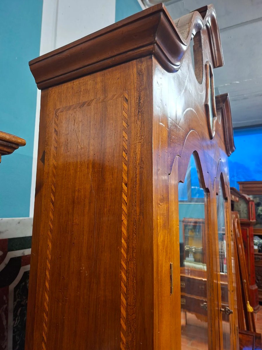 Trumeau in noce intarsiato-photo-5