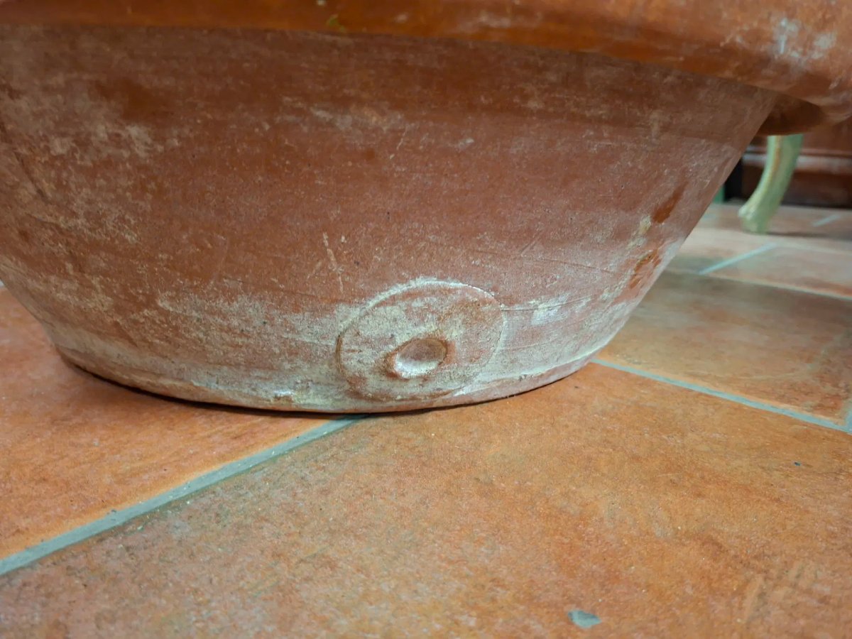 Coppia di orci di terracotta dell'Ottocento, manifattura Montecchio, Toscana-photo-5