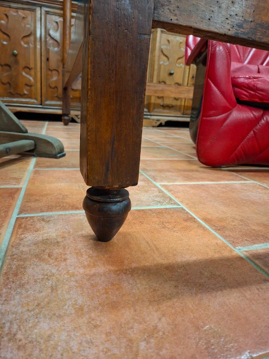 Letto a baldacchino Impero in noce-photo-1