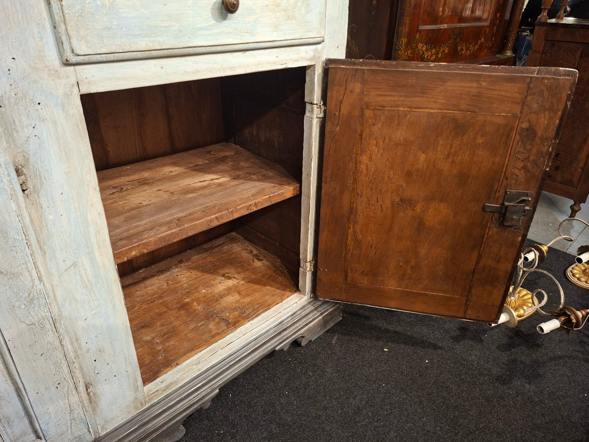 Credenza del '700  a 3 porte dipinta-photo-7