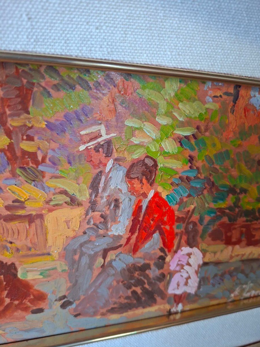 Ennio Formigli, olio su tavoletta-photo-2