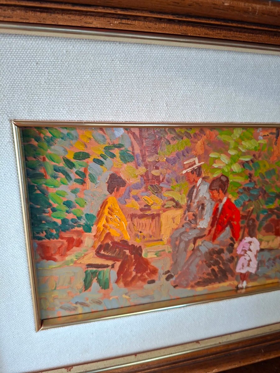 Ennio Formigli, olio su tavoletta-photo-3