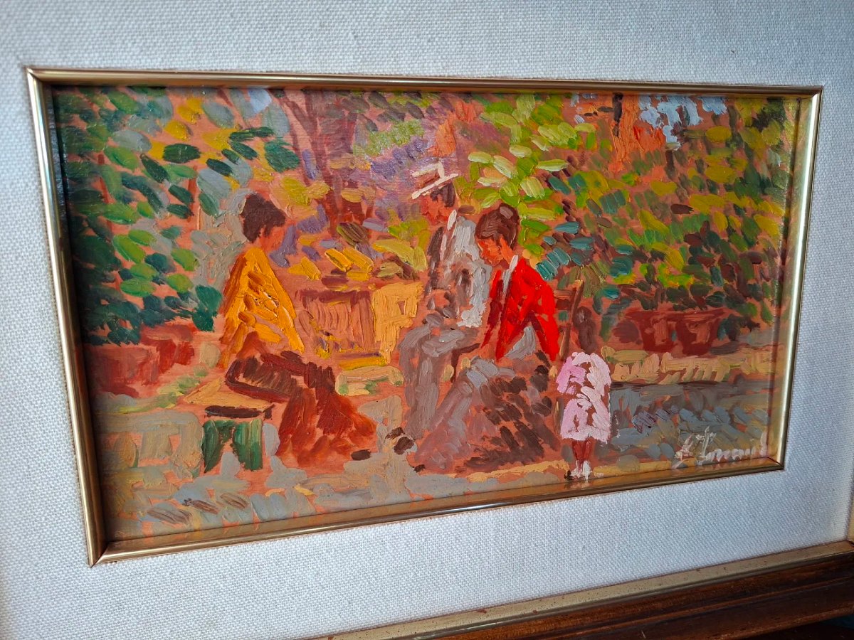 Ennio Formigli, olio su tavoletta-photo-4