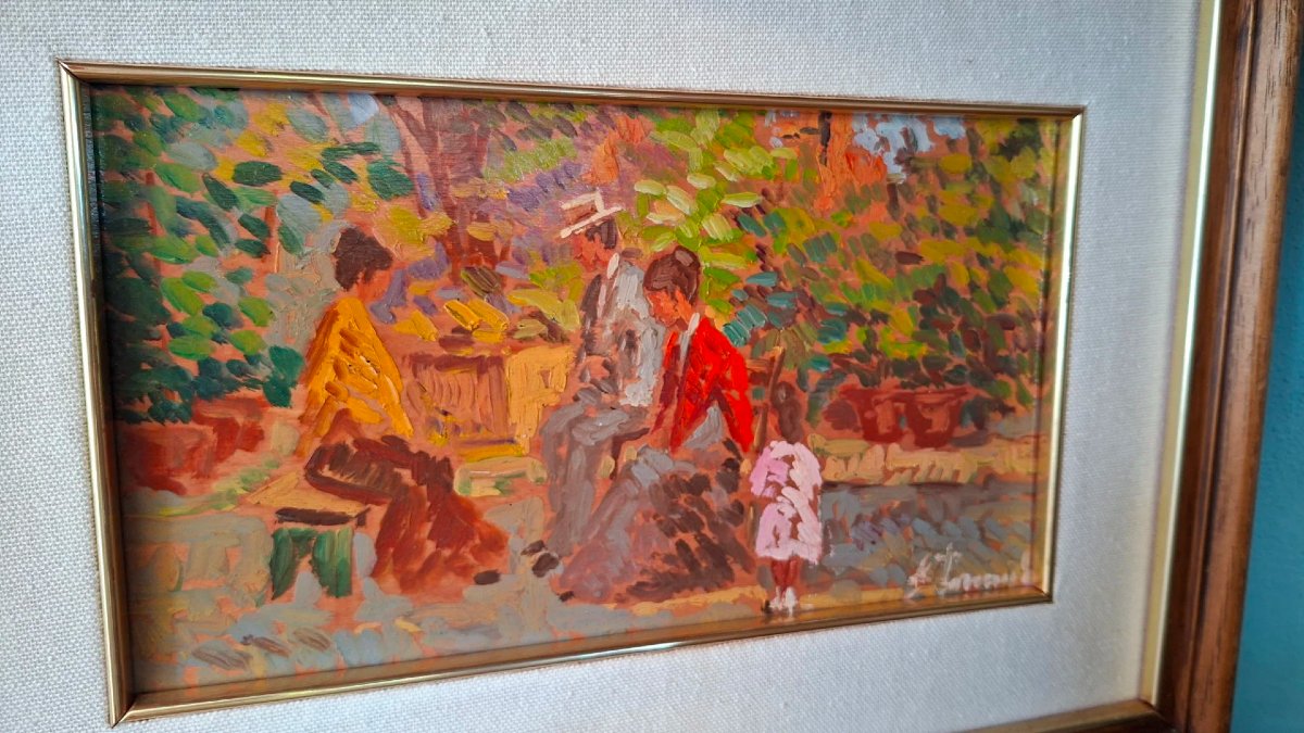 Ennio Formigli, olio su tavoletta-photo-2