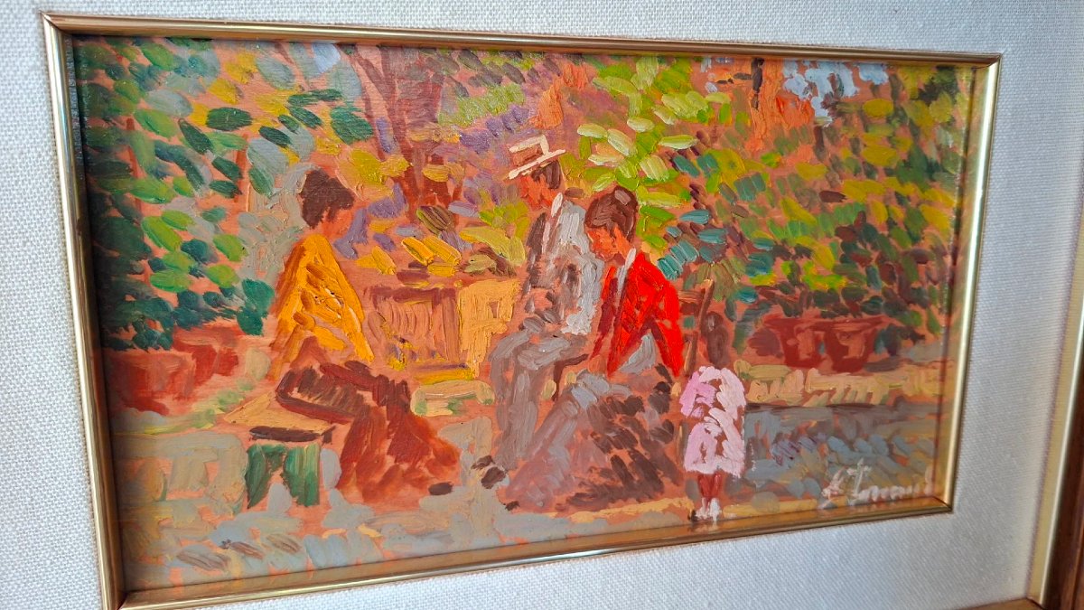 Ennio Formigli, olio su tavoletta-photo-3