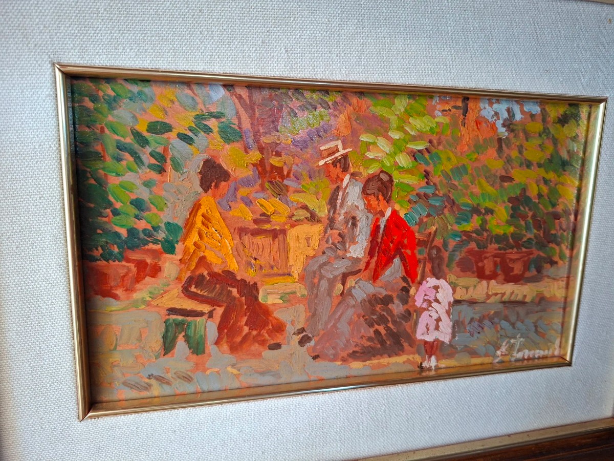 Ennio Formigli, olio su tavoletta