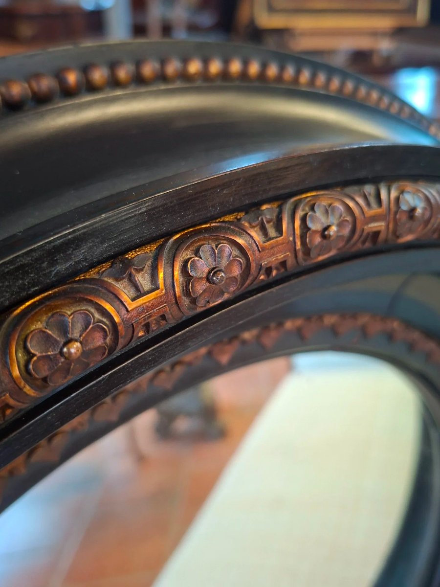 Specchiera rotonda Napoleone III-photo-3