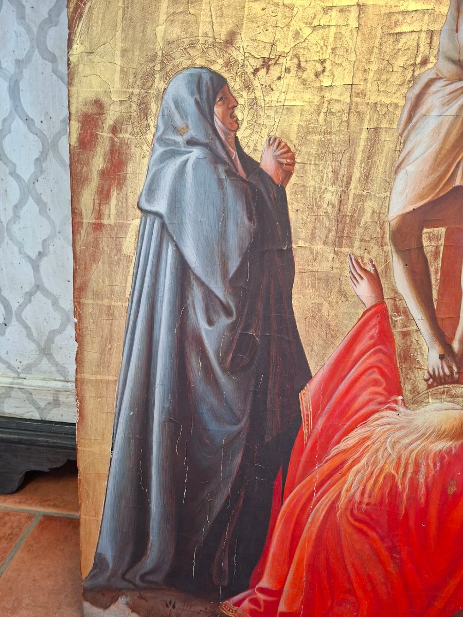 Crocifissione su tavola e fondo oro, da Masaccio-photo-2