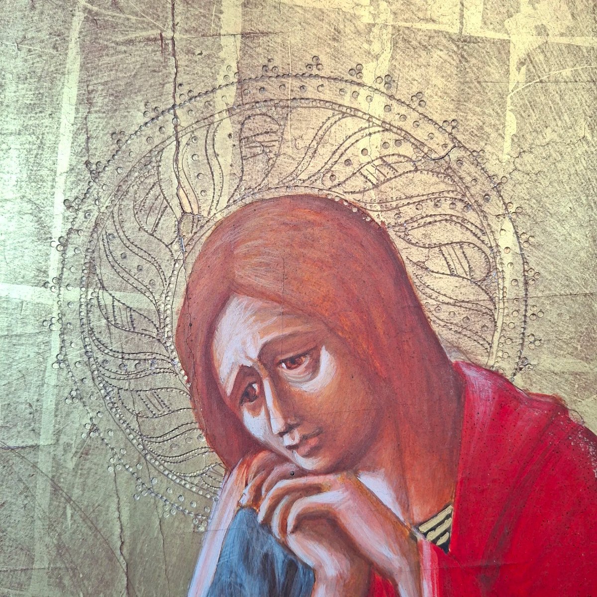 Crocifissione su tavola e fondo oro, da Masaccio-photo-1