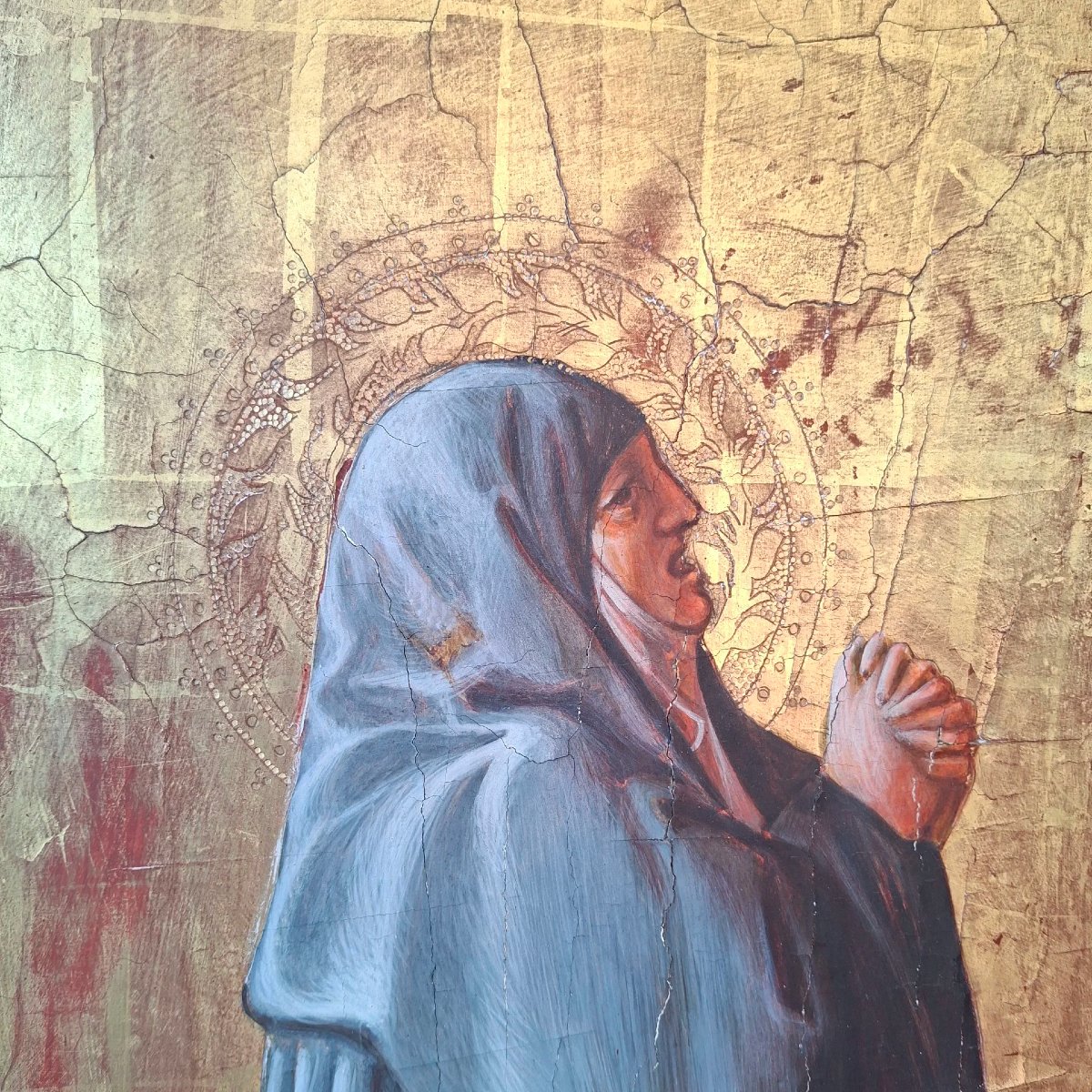 Crocifissione su tavola e fondo oro, da Masaccio-photo-3