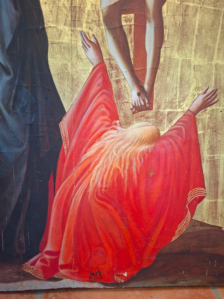 Crocifissione su tavola e fondo oro, da Masaccio-photo-6