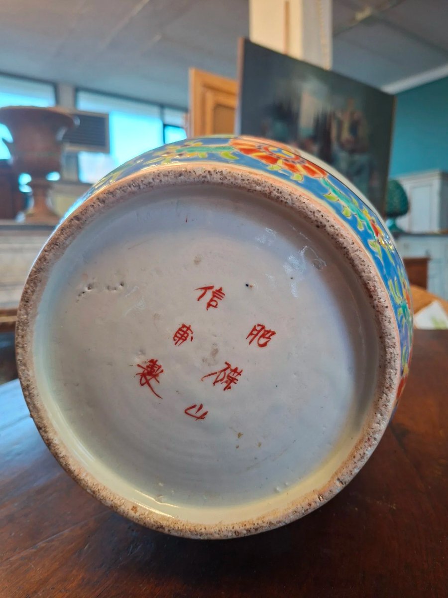 Coppia di vasi giapponese, Kutani, seconda metà dell'Ottocento-photo-3